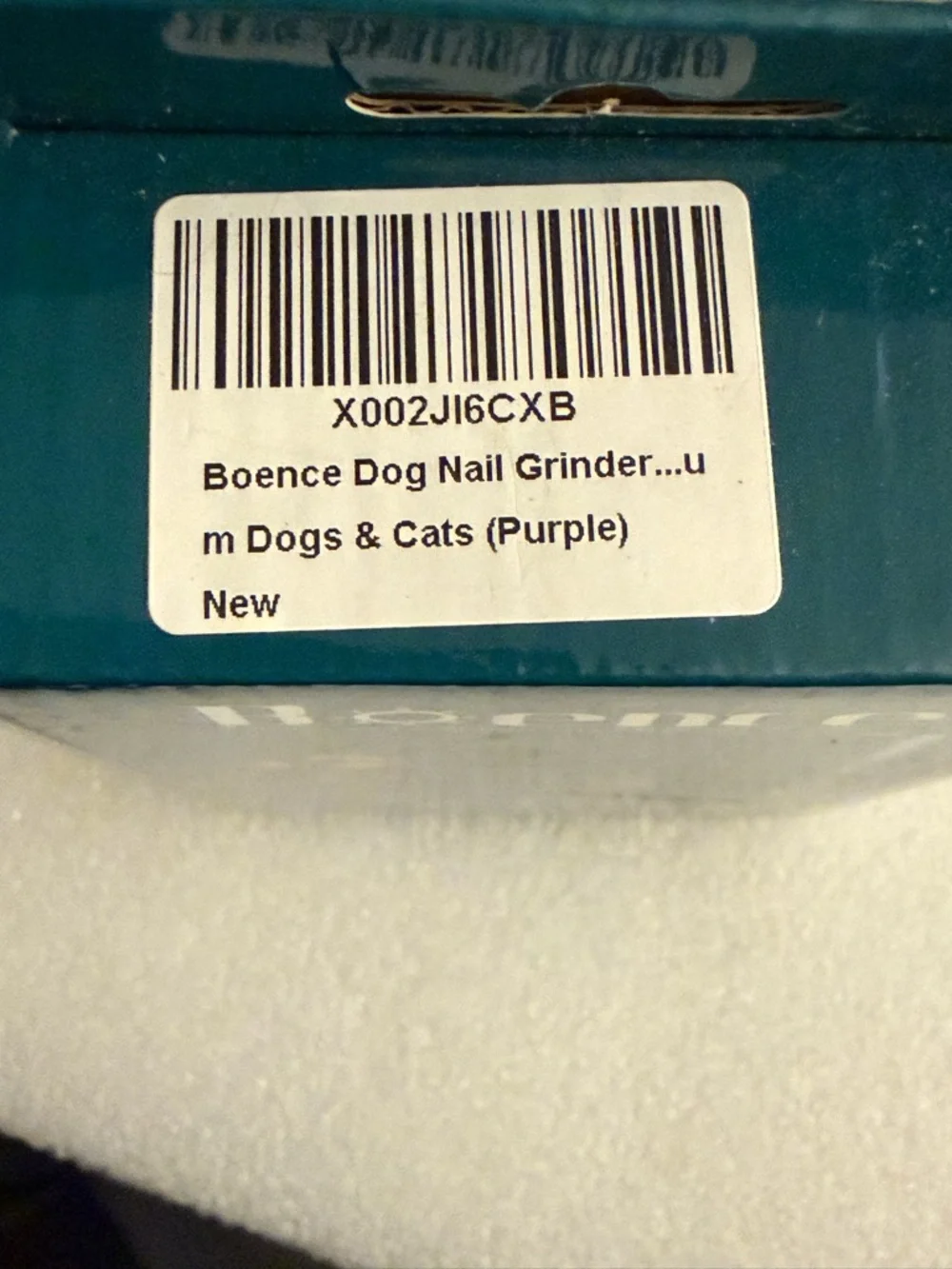Boence Pet Nail Grinder - 2 Speed Rechargeable Grooming Tool NIB